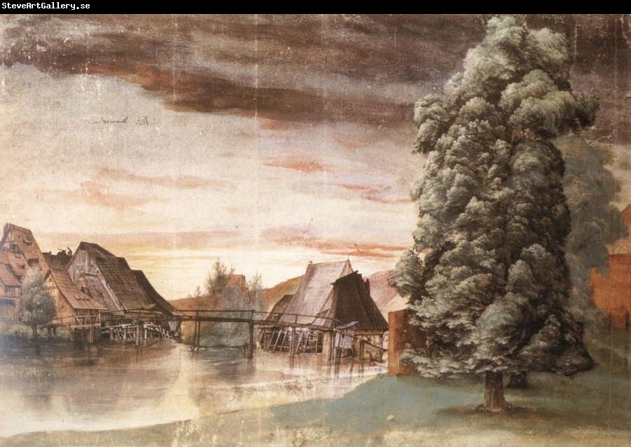 Albrecht Durer The Willow mills on the pegnitz